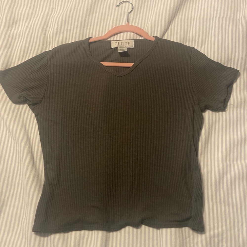 Green t-shirt